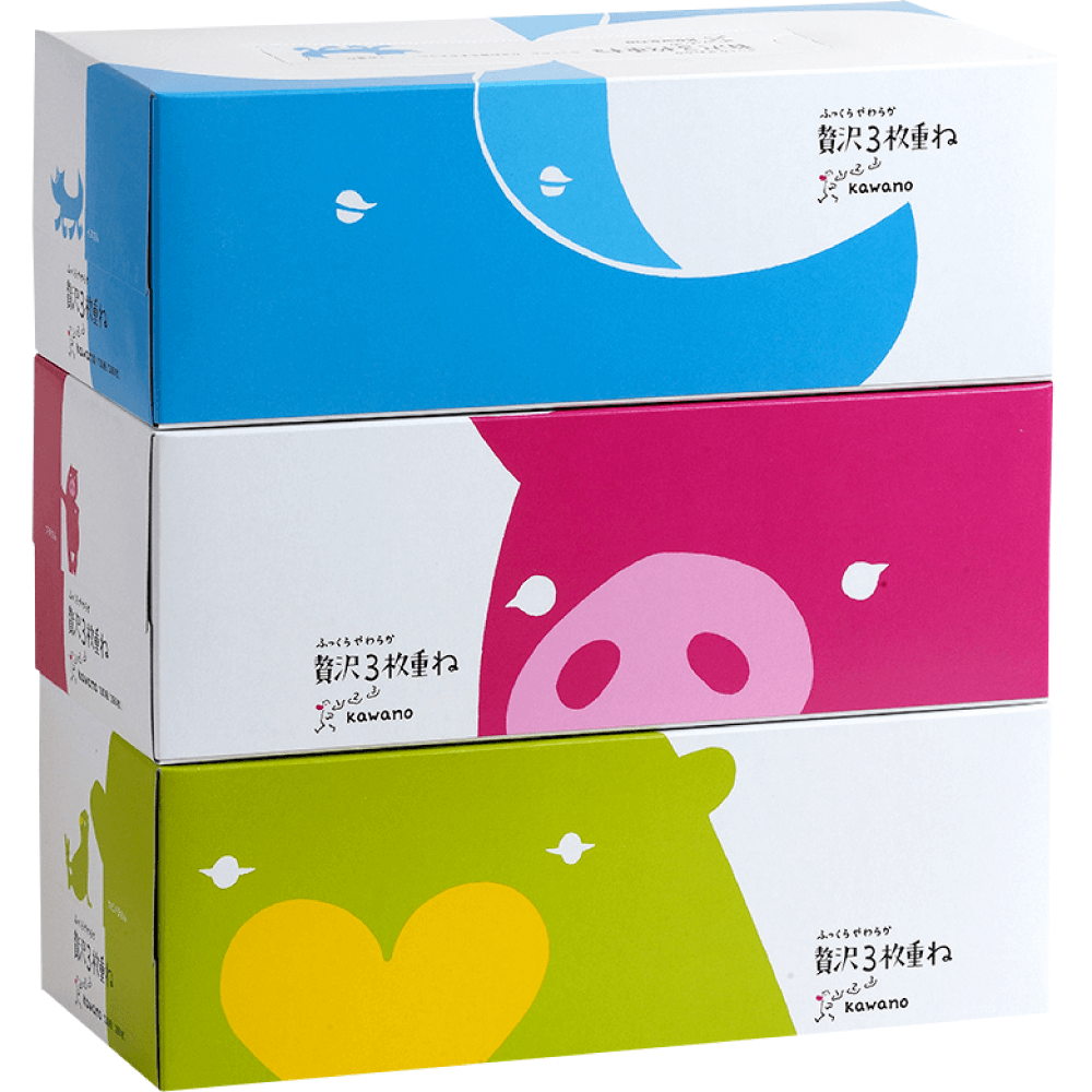 ふっくらやわらか贅沢3枚重ね BOXx3箱